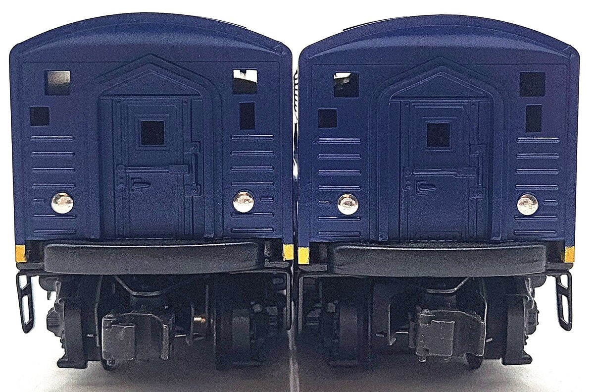 Lionel 6-18117 O Gauge Santa Fe Blue/Yellow F3 AA Diesel Set VG