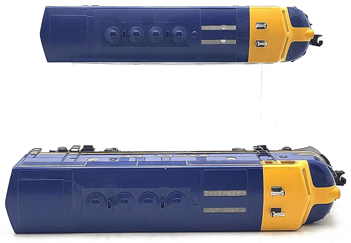 Lionel 6-18117 O Gauge Santa Fe Blue/Yellow F3 AA Diesel Set VG