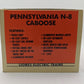 Lionel 6-51702 O Gauge BRASS Pennsylvania N-8 Smoking Caboose #478039 EX/Box