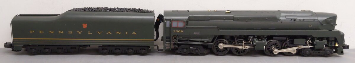 Right-of-Way 5003 O BRASS PRR T1 4-4-4-4 Steam Loco & Tender #5508 (3 Rail) EX/Box