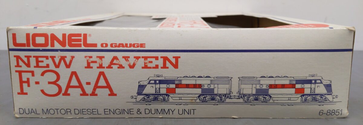 Lionel 6-8851 O Gauge New Haven F3 AA Diesel Locomotive Set #8851/8852 EX/Box