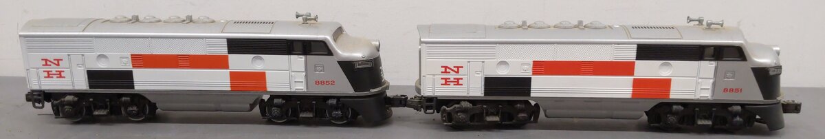 Lionel 6-8851 O Gauge New Haven F3 AA Diesel Locomotive Set #8851/8852 EX/Box