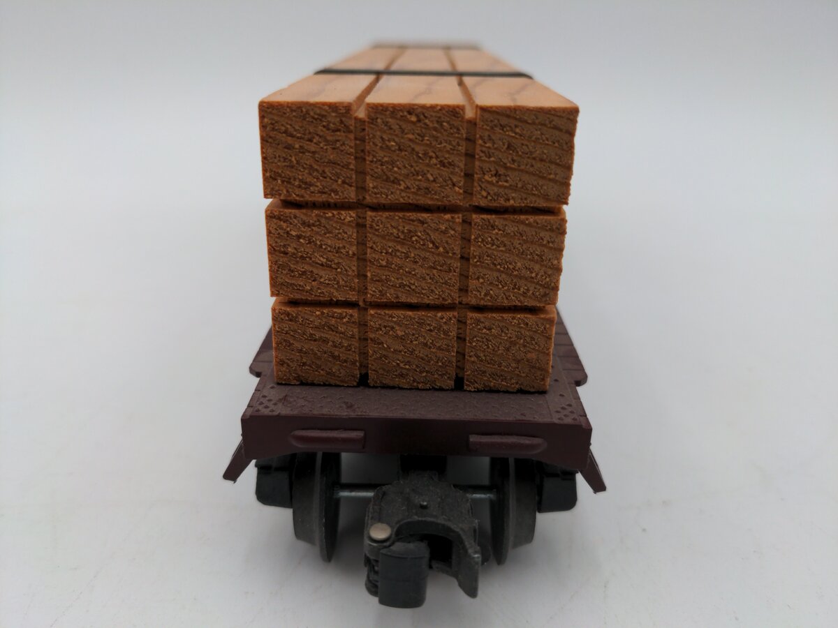 Lionel 6-6582 O Gauge TTOS-1986 Convention Flatcar w/Wood Load EX/Box