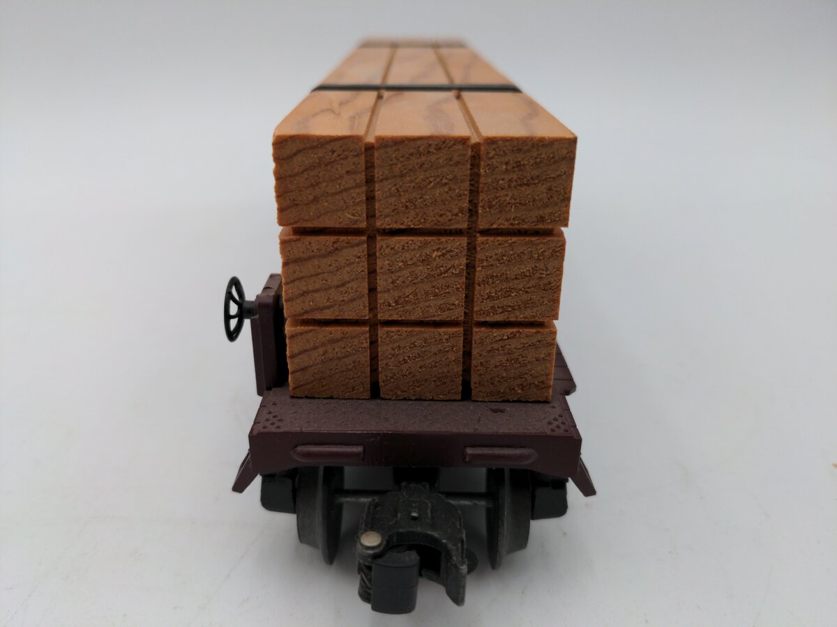 Lionel 6-6582 O Gauge TTOS-1986 Convention Flatcar w/Wood Load EX/Box