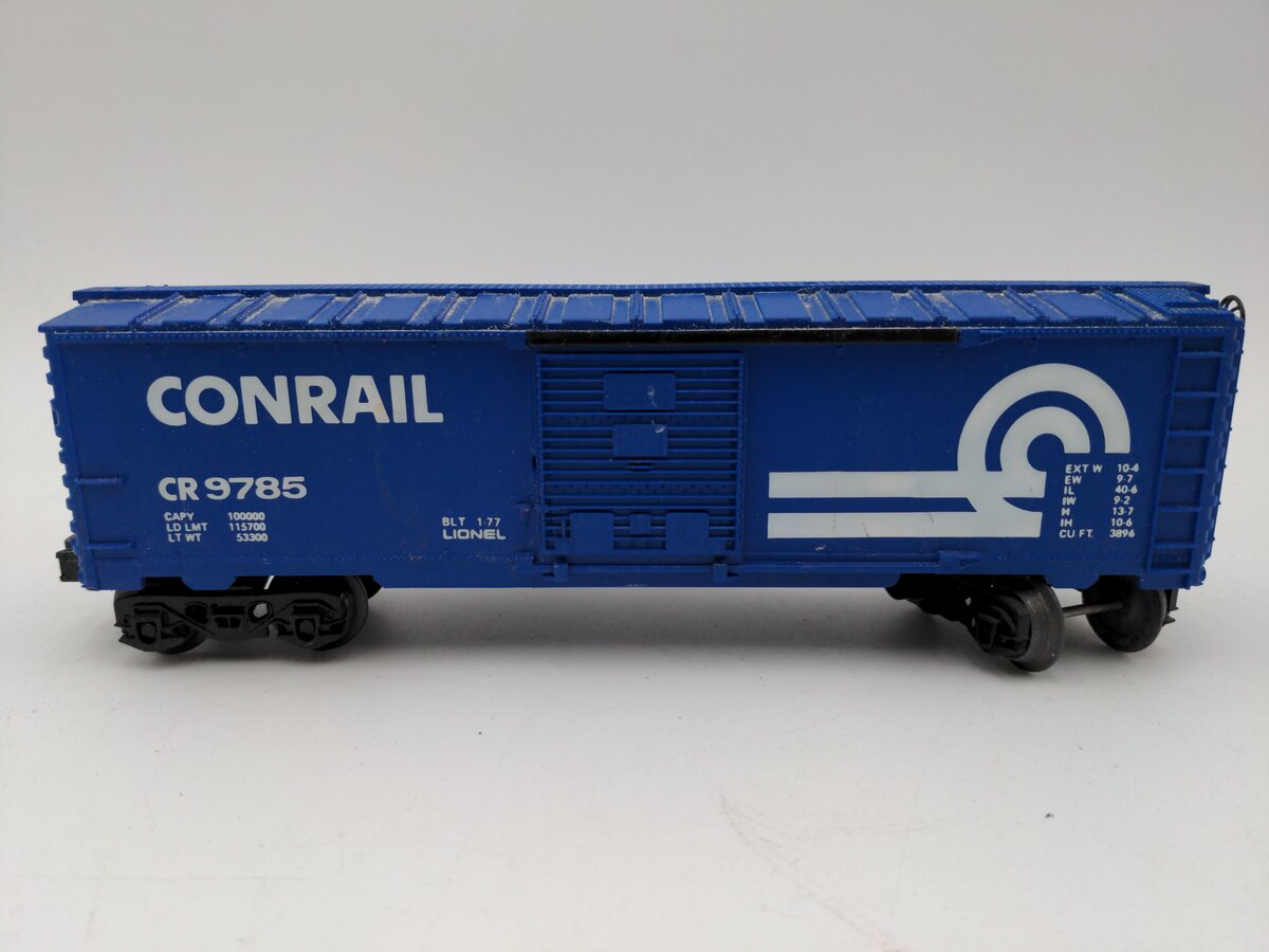 Lionel 6-9785 O Gauge Conrail Boxcar #CR9785 VG/Box