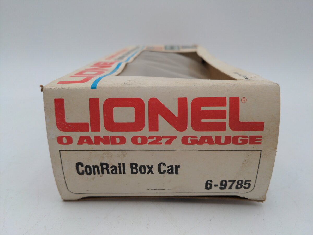Lionel 6-9785 O Gauge Conrail Boxcar #CR9785 VG/Box