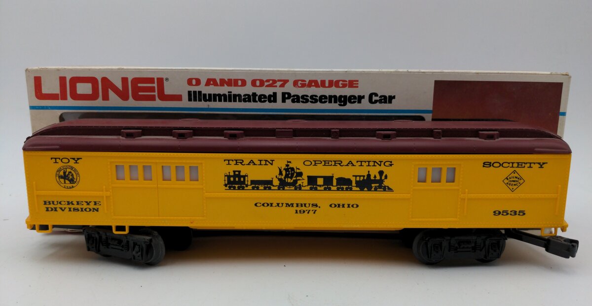 Lionel 6-9535 O Gauge TTOS Baggage Car #1977 EX/Box