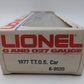 Lionel 6-9535 O Gauge TTOS Baggage Car #1977 EX/Box