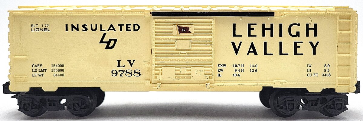 Lionel 6-9788 O Gauge Lehigh Valley Boxcar VG/Box