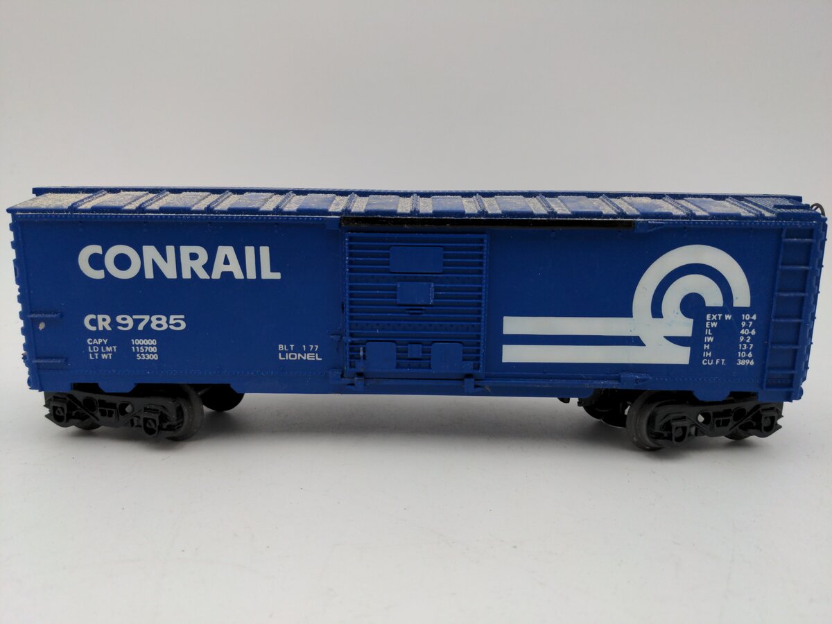 Lionel 6-9785 O Gauge Conrail Boxcar #CR9785 VG/Box