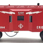 Lionel 6-9184 O Gauge Erie Bay Window Illuminated Caboose #9184 VG/Box