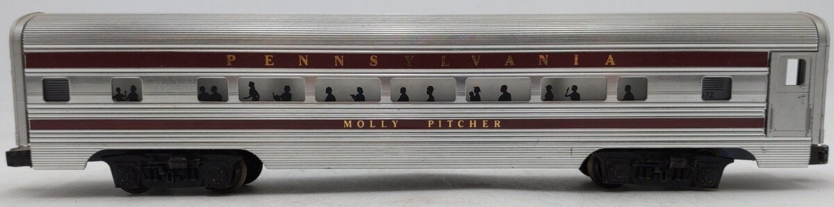 Lionel 6-9572 O Gauge Pennsylvania "Molly Pitcher" Aluminum Coach Passenger Car LN