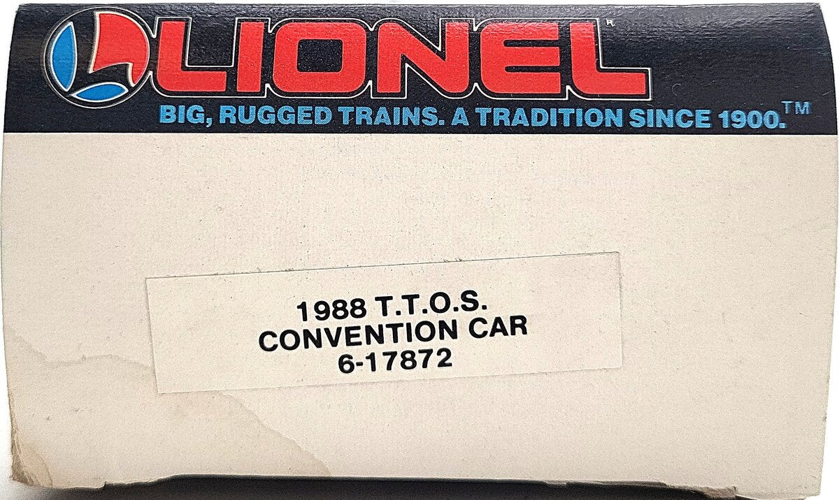 Lionel 6-17872 O Gauge TTOS 1988 Convention Anaconda Ore Car #81988 LN/Box