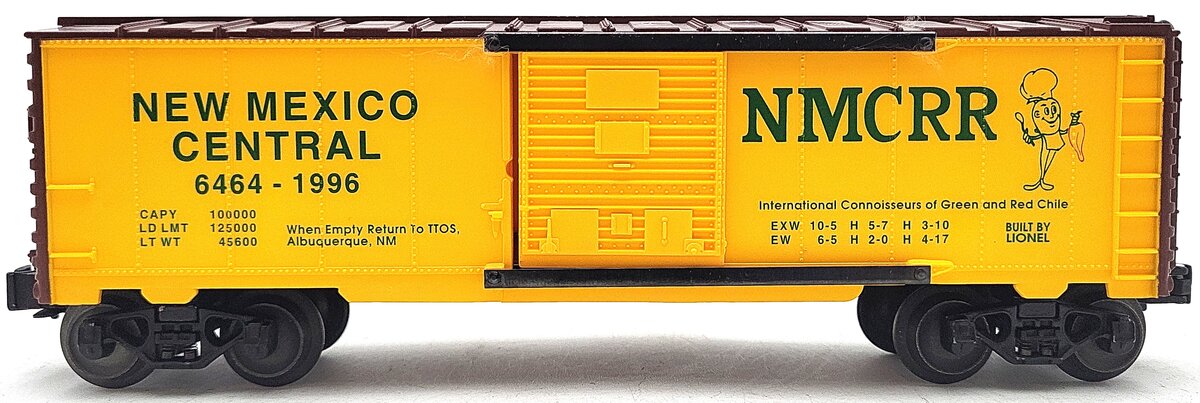 Lionel 6-52087 O Gauge 1996 TTOS New Mexico Central Boxcar EX/Box