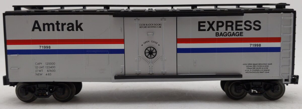 Lionel 6-71998 O Gauge Amtrak Express Baggage Box Car #71998 EX