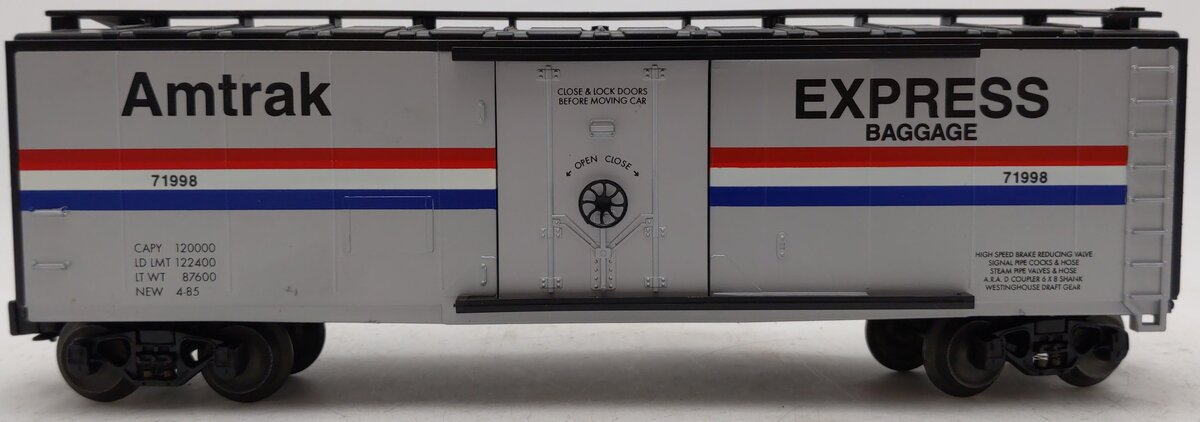 Lionel 6-71998 O Gauge Amtrak Express Baggage Box Car #71998 EX