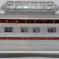 Lionel 2542 Vintage O Pennsylvania Betsy Ross Aluminum Vista Dome Car VG