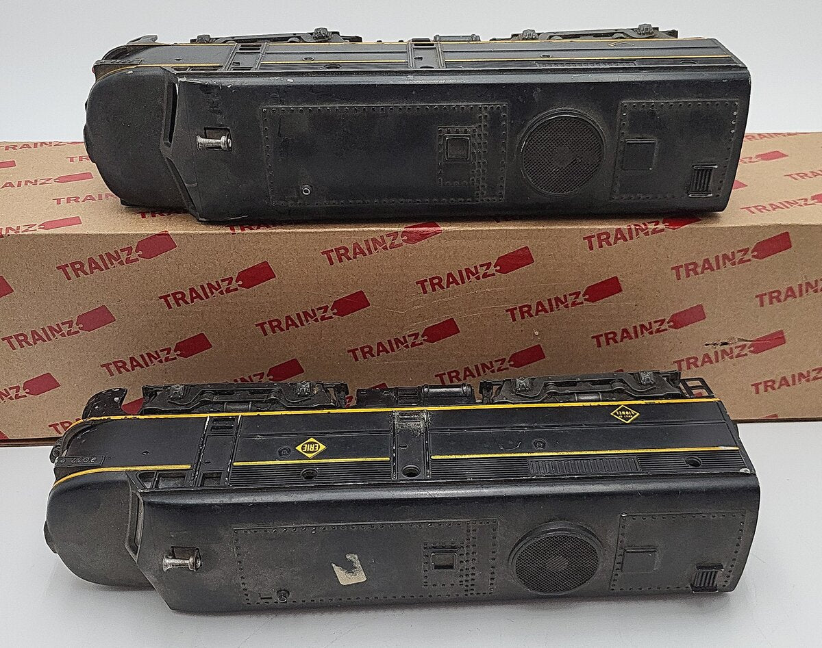 Lionel 2032 Vintage O Gauge Erie Alco AA Diesel Locomotive Set VG