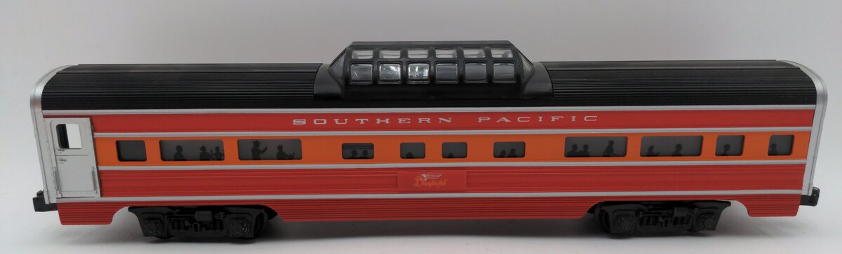 Lionel 6-7211 O Gauge Southern Pacific Daylight Aluminum Vista Dome Car EX/Box