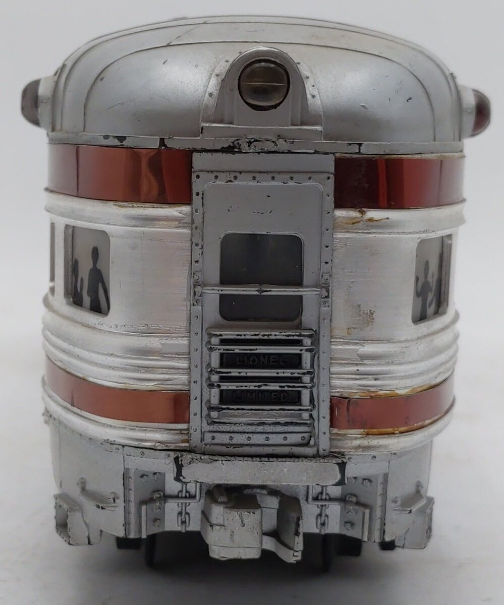 Lionel 2541 Vintage O Pennsylvania Alexander Hamilton Aluminum Observation Car VG