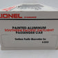 Lionel 6-9593 O Gauge Southern Pacific Daylight Aluminum Observation Car EX/Box