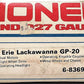 Lionel 6-8369 O Gauge Erie Lackawanna GP20 Diesel Locomotive #8369 VG/Box