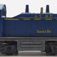 Lionel 634 Vintage O Santa Fe NW-2 Diesel Switcher Locomotive w/o Weight VG