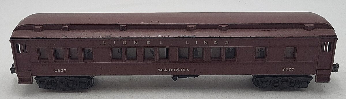 Lionel 2627 Vintage O Lionel Lines Madison Heavyweight "Madison" Passenger Car VG