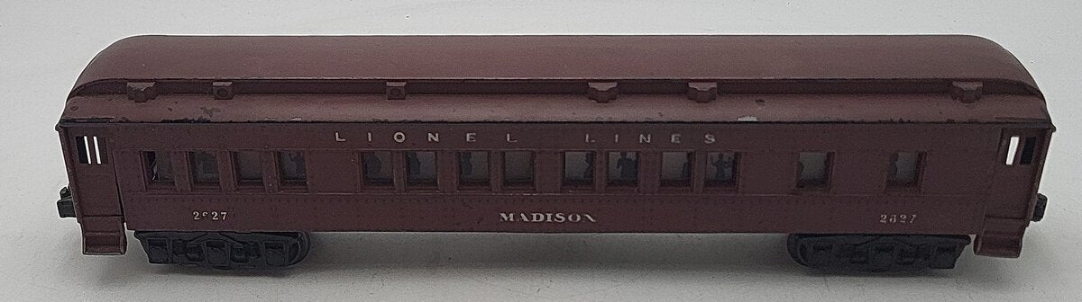 Lionel 2627 Vintage O Lionel Lines Madison Heavyweight "Madison" Passenger Car VG