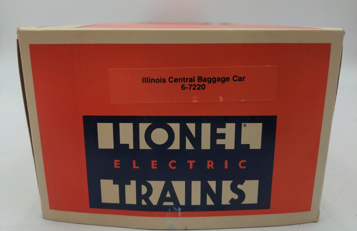 Lionel 6-7220 O Gauge Illinois Central Baggage Car #7220 EX/Box