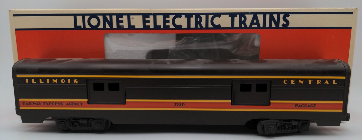 Lionel 6-7220 O Gauge Illinois Central Baggage Car #7220 EX/Box