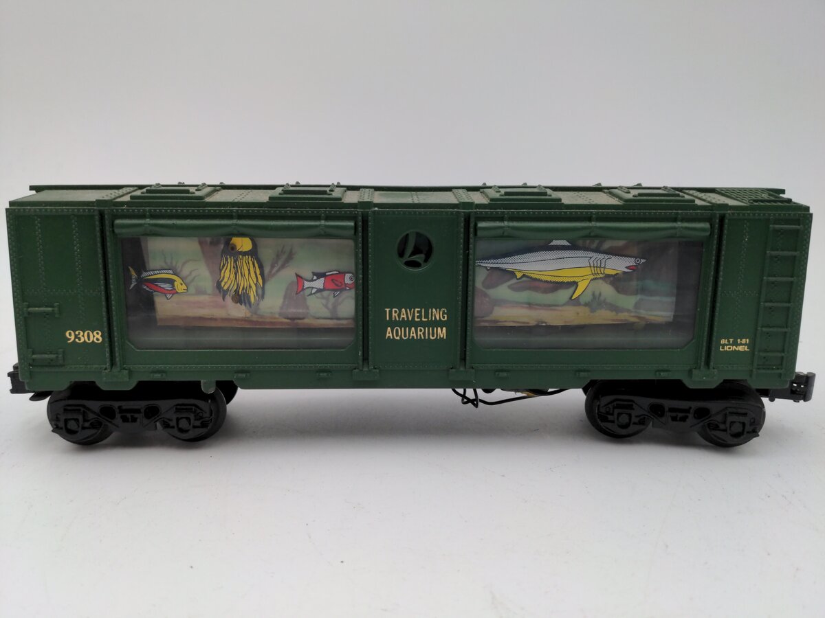 Lionel 6-9308 O Gauge Operating Aquarium Car EX