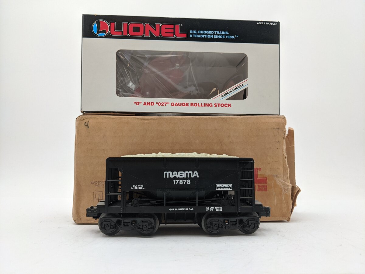 Lionel 6-17878 O Gauge TTOS-1989 Magma Miners Ore Museum Car w/Ore Load EX/Box