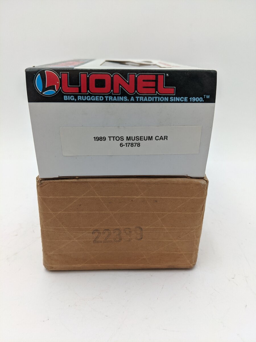 Lionel 6-17878 O Gauge TTOS-1989 Magma Miners Ore Museum Car w/Ore Load EX/Box
