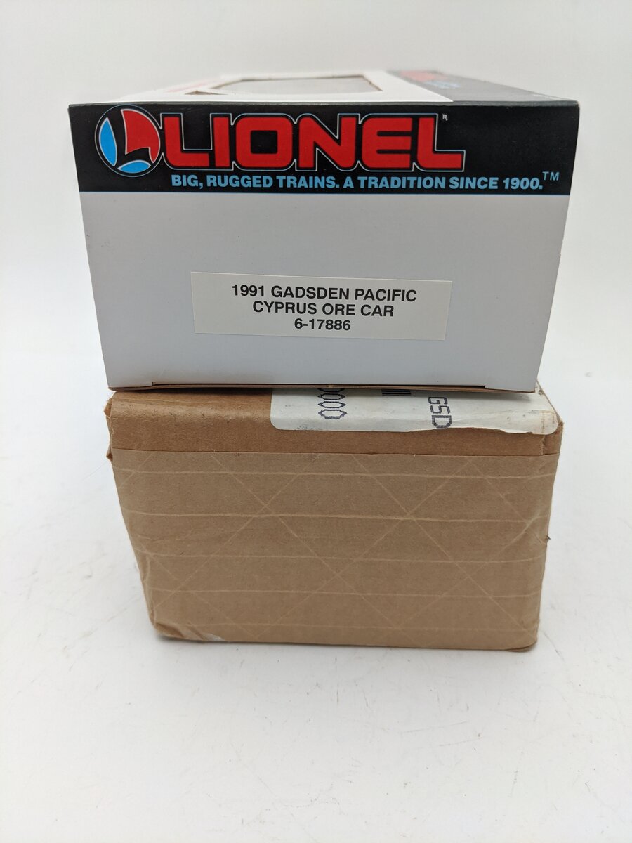 Lionel 6-17886 O Gauge 1991 Gadsden Pacific Cyprus Ore Car w/Load EX/Box
