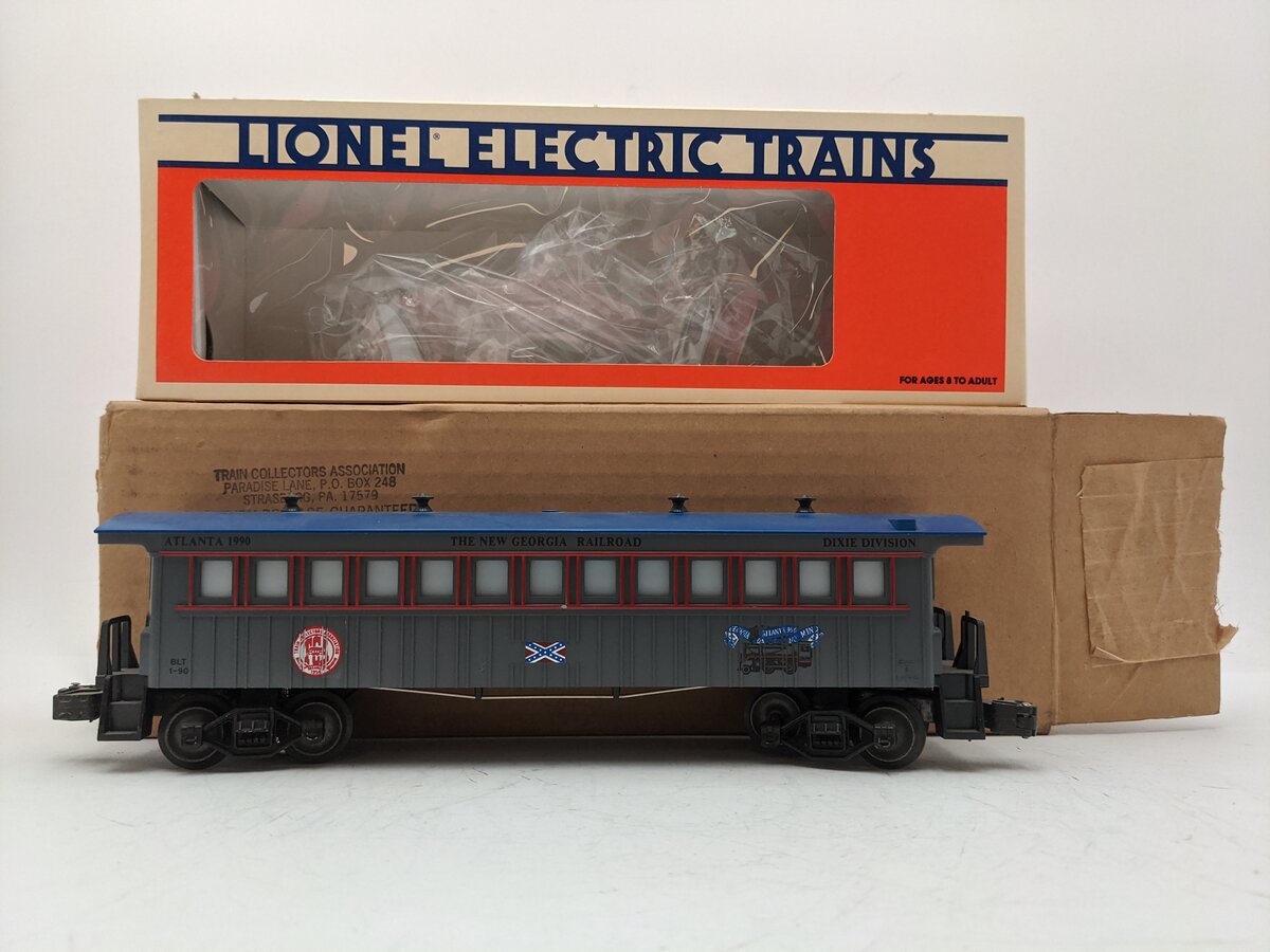 Lionel 6-17883 O Gauge 1990 TCA Convention Passenger Car EX/Box