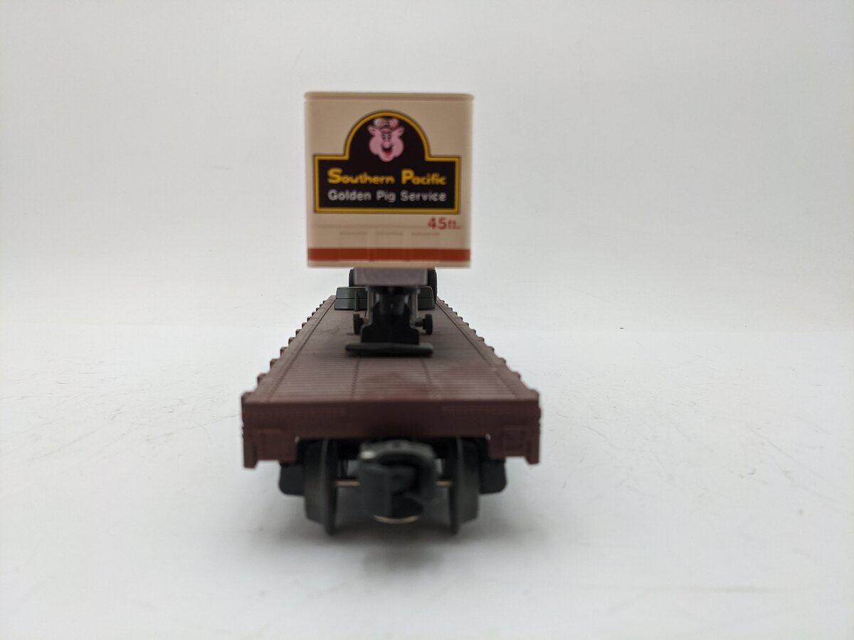 Lionel 6-17889 O Gauge TTOS Southern Pacific Flatcar with Trailer #15791 EX/Box