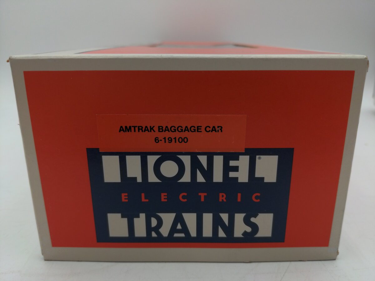 Lionel 6-19100 O Gauge Amtrak Aluminum Baggage Passenger Car #9100 EX/Box