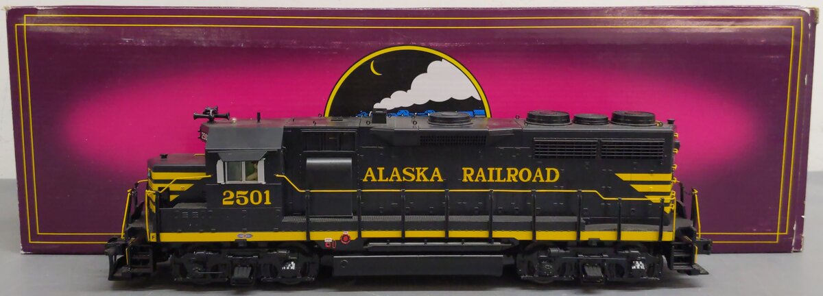 MTH 20-2903-1 Alaska GP-35 Diesel Engine w/PS 2.0 #2501 (Hi-Rail Wheels) EX/Box