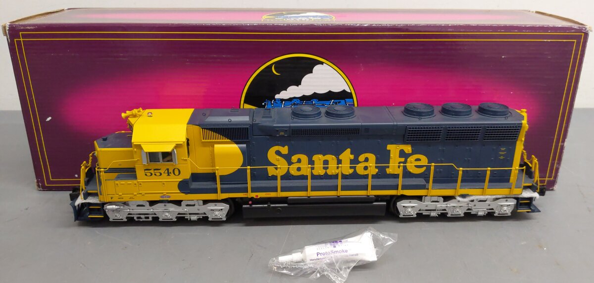 MTH 20-2914-3 Santa Fe SD45 Low Hood Non-Powered Diesel Engine #5540 EX/Box