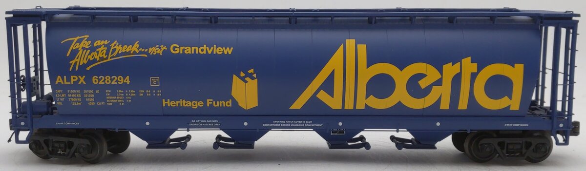 MTH 20-97705 O Gauge Alberta 100 Ton Hopper Car #628294