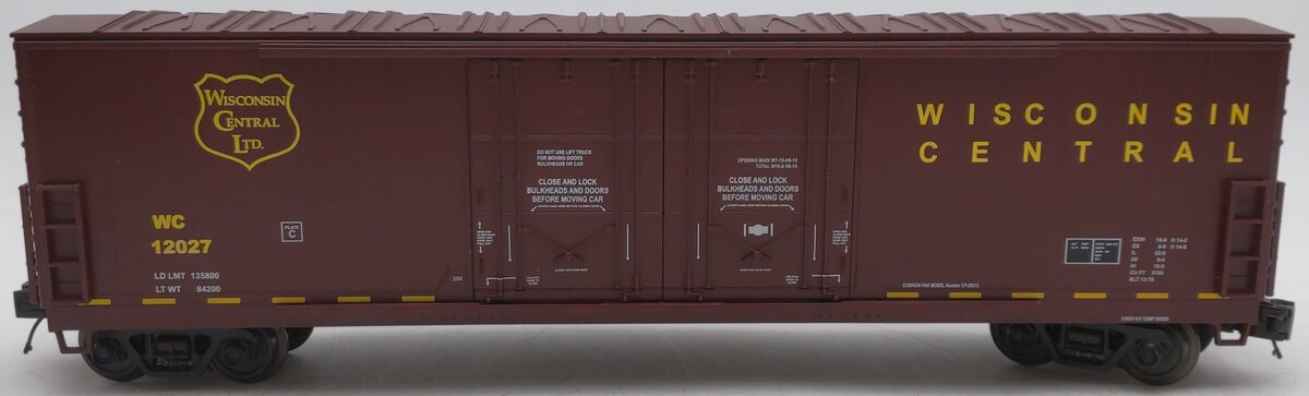 MTH 20-93381 Wisconsin Central 50' Boxcar EX/Box