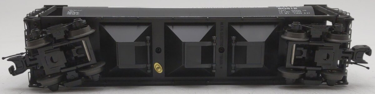 MTH 20-97630 O Petrothene 3-Bay Cylindrical Hopper Car #60412 LN/Box
