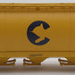 MTH 20-97689 O Chessie 3-Bay Cylindrical Hopper Car #836120