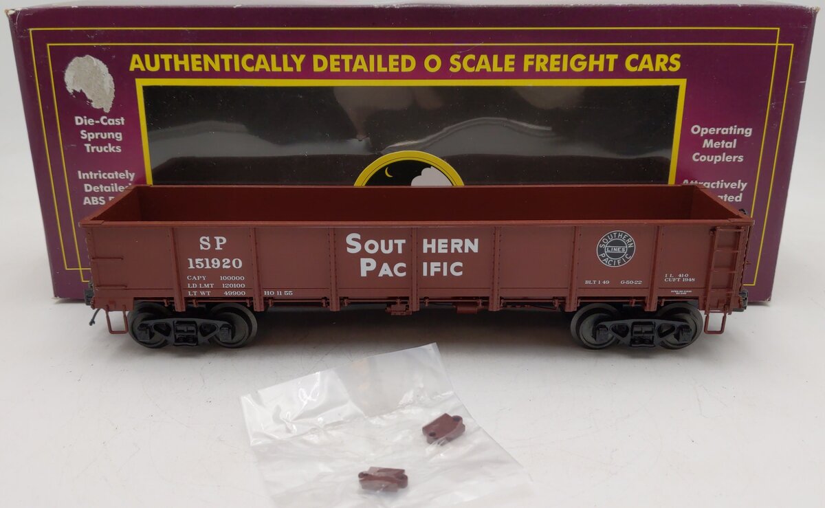 MTH 20-98097 O Southern Pacific 55 Ton All Steel Drop Bottom Gondola #151920