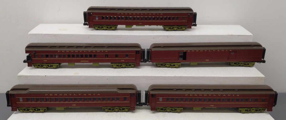 MTH 20-4087 O Pennsylvania 70' Madison Passenger Car Set (Set of 5) LN/Box