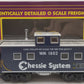 MTH 20-91367 O Chessie Center Cupola Steel Caboose #1802 NIB