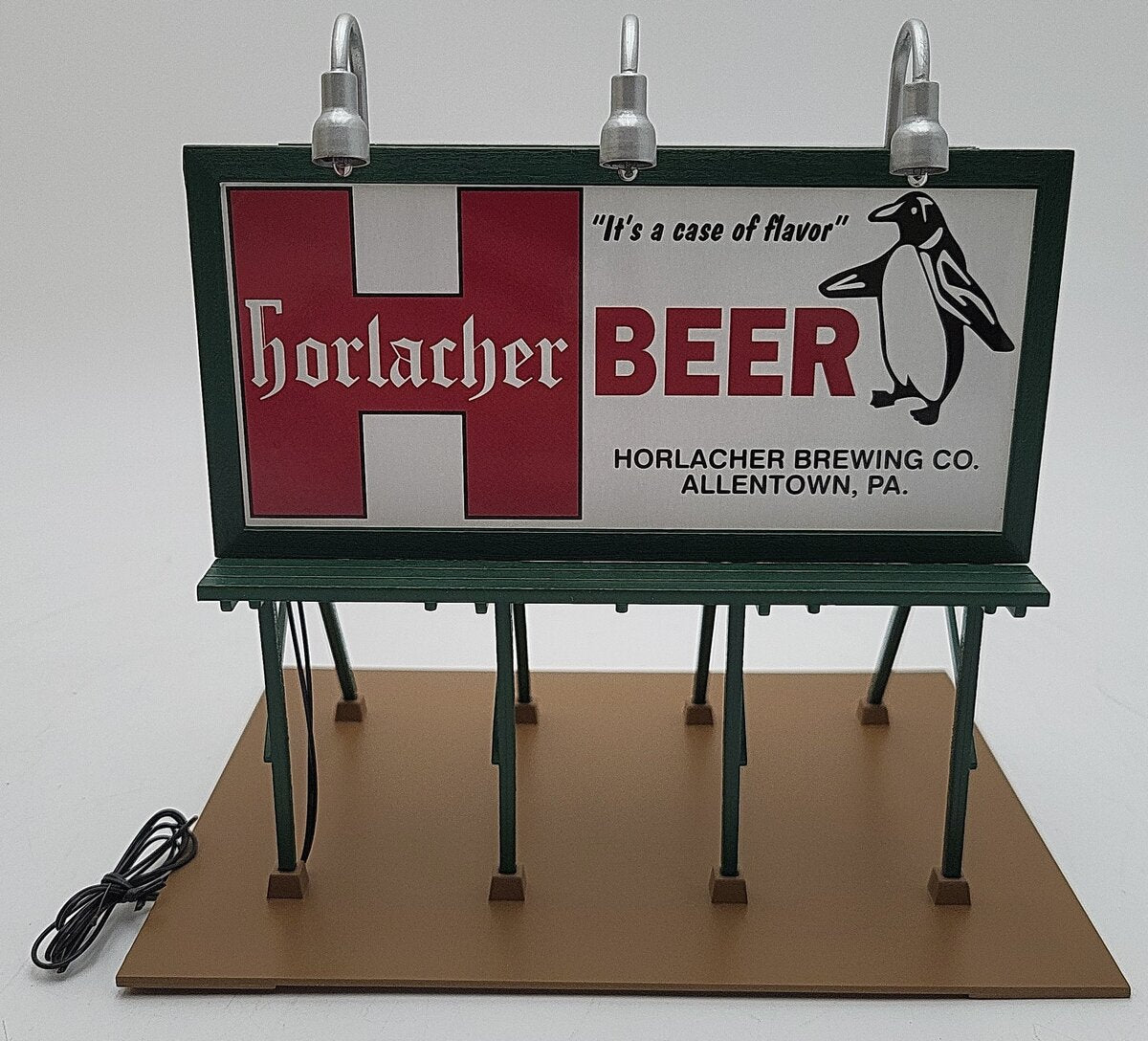 MTH 30-90479 Horlacher's Brewing Company Lighted Billboard LN/Box