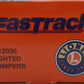 Lionel 6-12035 O Gauge FasTrack Lighted Bumpers (Pack of 2) EX/Box