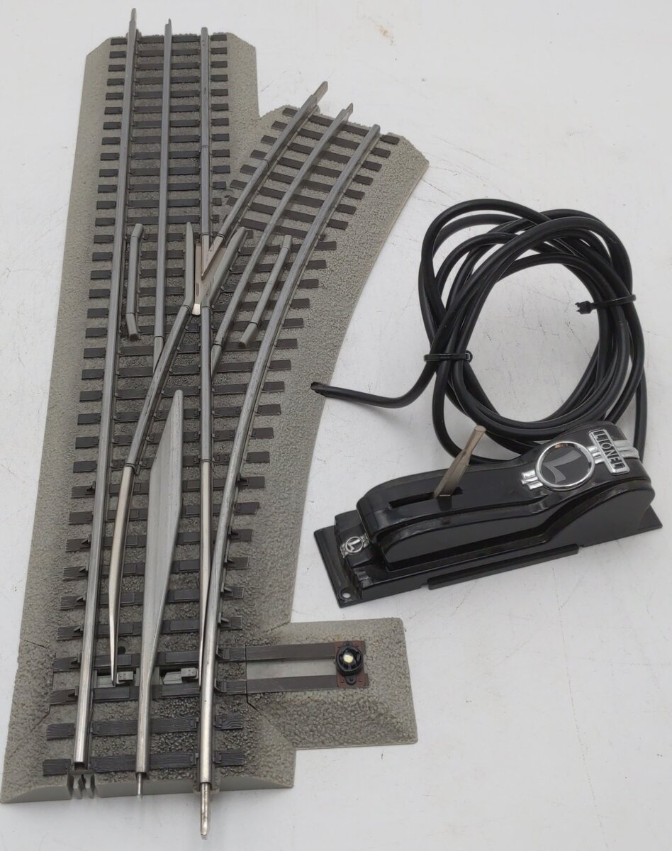 Lionel 6-16831 O48 FasTrack Command Control Right Hand Switch Turnout EX